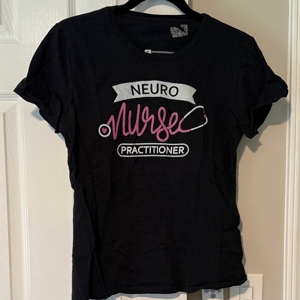 Black Neuro Nurse Practitioner T-Shirt